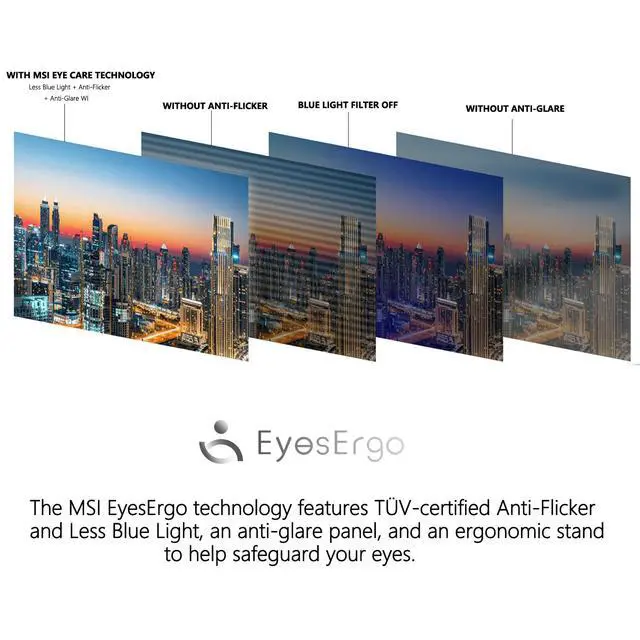 Alt view image 4 of 7 - MSI PRO Business All-in-One,27" IPS FHD 100Hz Eye-care Display, Intel Core i7-14700, 16GB DDR5, 512GB SSD, Wi-Fi 6E, Wireless KB & Mouse, Windows 11 Pro, Black