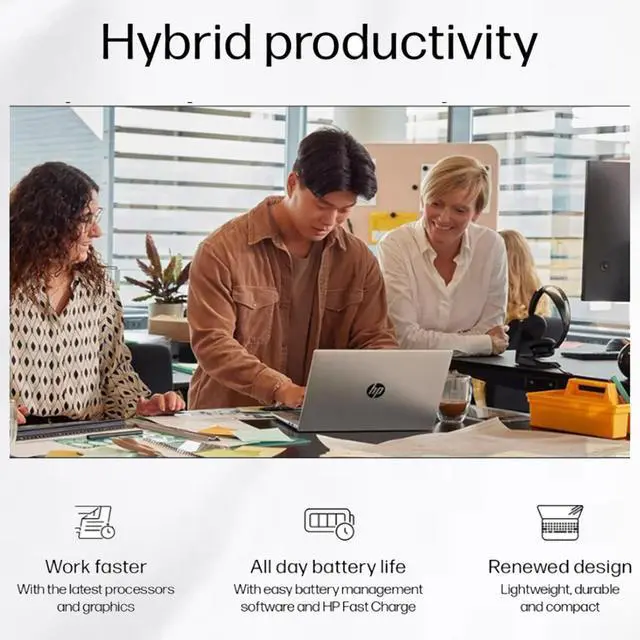 Alt view image 6 of 7 - HP ProBook 460 G11 Business Laptop, 16" FHD+ Display, Intel Core Ultra 5 125U, 16GB DDR5, 512GB SSD, Type-C, HDMI, Webcam, Wi-Fi 6E, Windows 11 Pro, Pike Silver