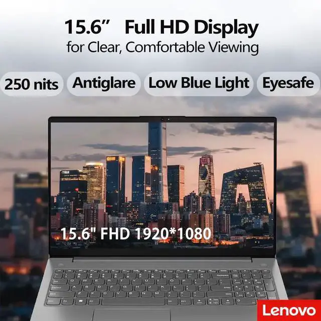 Alt view image 4 of 7 - Lenovo V15 G4 Laptop, 15.6 FHD Display, Intel Core i5-13420H, 16GB RAM, 512GB SSD, Business & Student Laptop for Office, School, Home Use, Windows 11 Home, Grey