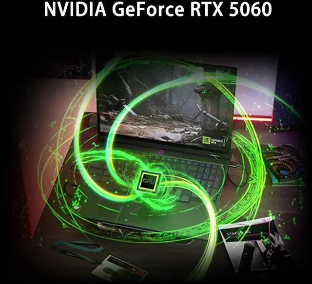 Alt view image 4 of 7 - Lenovo Legion 5 RTX 5060 AI Gaming Laptop, 15.1" OLED WQXGA (2560 x 1600) 165Hz 500 Nits, AMD Ryzen 7 260, 64GB DDR5 RAM, 4TB SSD, RGB Backlit KB, Wi-Fi 7, Windows 11 Home, Black