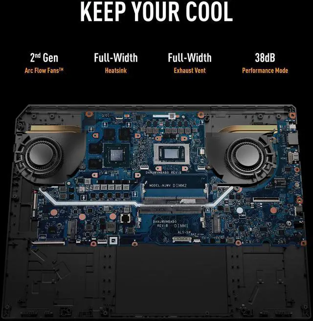 Alt view image 4 of 7 - ASUS TUF A16 RTX 5060 Gaming Laptop, 16" FHD+ 165Hz Display, AMD Ryzen 7 260, NVIDIA RTX 5060, 64GB DDR5 RAM, 4TB SSD, RGB Backlit KB, RJ-45, Wi-Fi 6, Windows 11 Pro, Grey