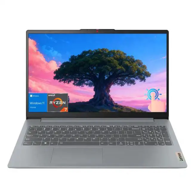 Main image of Lenovo IdeaPad Slim 3 Businese Laptop, 15.6" FHD Touchscreen, AMD Ryzen 7 5825U, 16GB RAM, 2TB SSD, Wi-Fi 6, Windows 11 Home