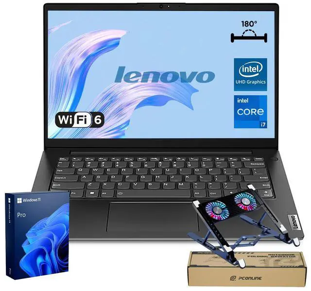 Main image of Lenovo V15 Lapto, 15.6" FHD Anti-Glare, AMD Ryzen 7 7730U, 40GB RAM, 2TB SSD, HDMI, Type-C, Wi-Fi 6, AI Copilot, Windows 11 Pro, Black, Bundle with PCO Cooler