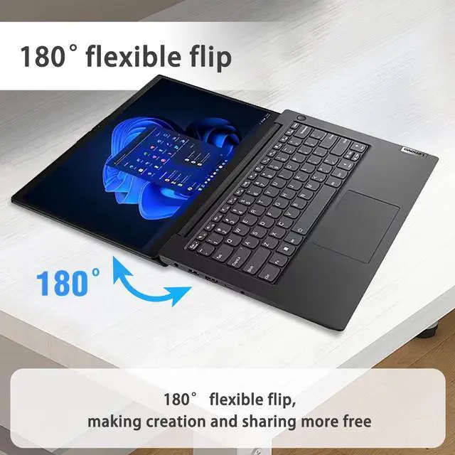 Alt view image 4 of 5 - Lenovo V15 Lapto, 15.6" FHD Anti-Glare, AMD Ryzen 7 7730U, 40GB RAM, 2TB SSD, HDMI, Type-C, Wi-Fi 6, AI Copilot, Windows 11 Pro, Black, Bundle with PCO Cooler