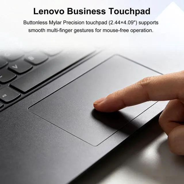 Alt view image 6 of 7 - Lenovo V15 Gen 5 15.6 FHD Business Laptop, 8GB DDR5 RAM, 512GB Storage, Intel Core i3-1315U, Windows 11 Pro, RJ-45, AI Copilot Key, Webcam w/Shutter, Security Chip Discrete TPM 2.0, Black