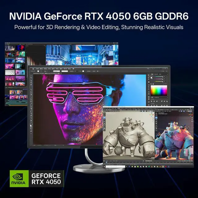 Alt view image 4 of 7 - Lenovo Yoga AIO 32i Premium All-in-One, 31.5" UHD Display, Intel Core Ultra 7 258V, NVIDIA GeForce RTX 4050, 32GB RAM, 1TB PCIe M.2 SSD, Wi-Fi 7, Windows 11 Pro, Grey, w/Bundle