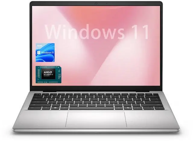 Main image of Dell 14 Copilot+ Laptop, 14" FHD+ Display, AMD Ryzen AI 5 330, 16GB DDR5 RAM, 512GB SSD, Backlit Keyboard, Webcam, Type-C, Wi-Fi 6, Windows 11 Home, Silver
