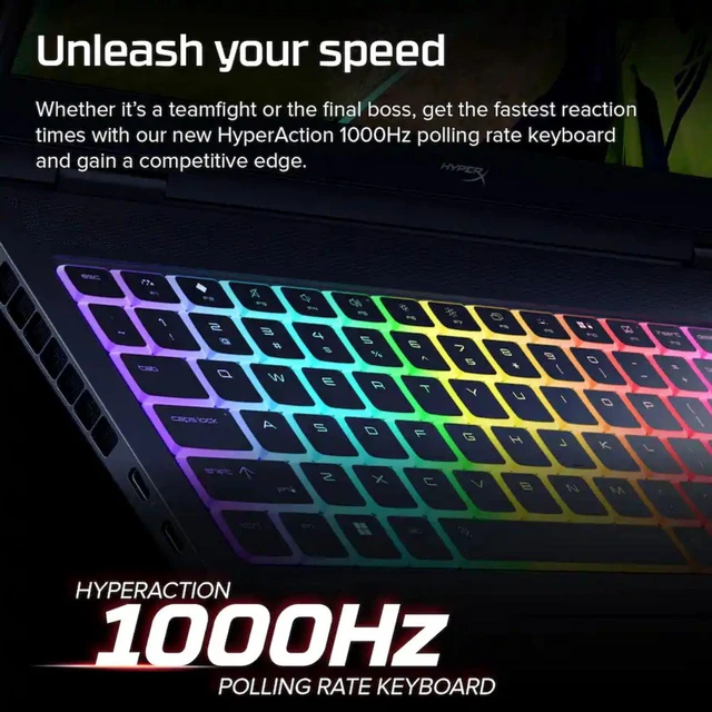 Alt view image 6 of 7 - HP HyperX Omen MAX 16t-ah100 Gaming Laptop, 16" WQXGA 240Hz, Intel Core Ultra 9 290HX Plus, NVIDIA GeForce RTX 5090, 32GB DDR5 RAM, 2TB SSD, Wi-Fi 7, Windows 11 Home, Backlit KB, Black
