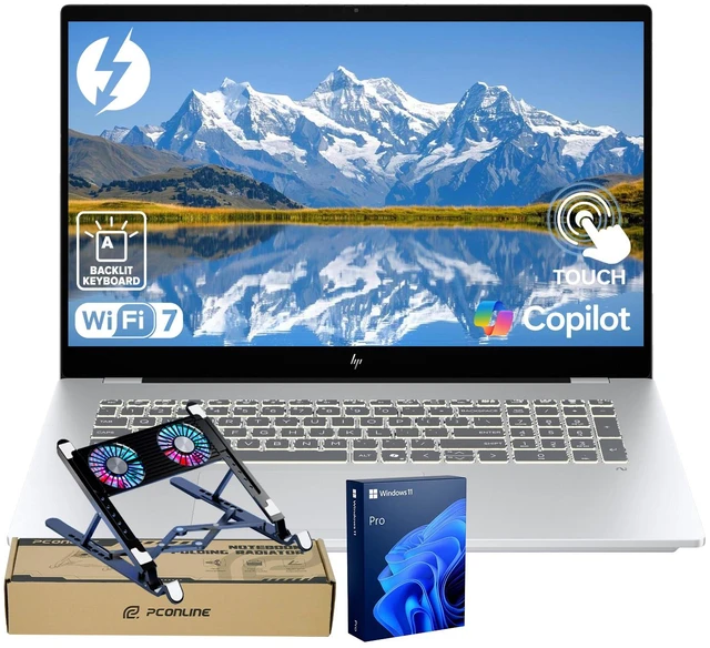 HP OmniBook 7 17t-dc000 Premium Laptop, 17.3