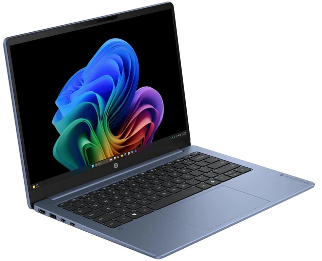 Alt view image 3 of 3 - HP OmniBook 3 14z-hw000 Entry Laptop, 14" FHD+ Touchscreen, AMD Ryzen 5 230, 32GB DDR5 RAM, 1TB SSD, Wi-Fi 6, Windows 11 Home, Blue