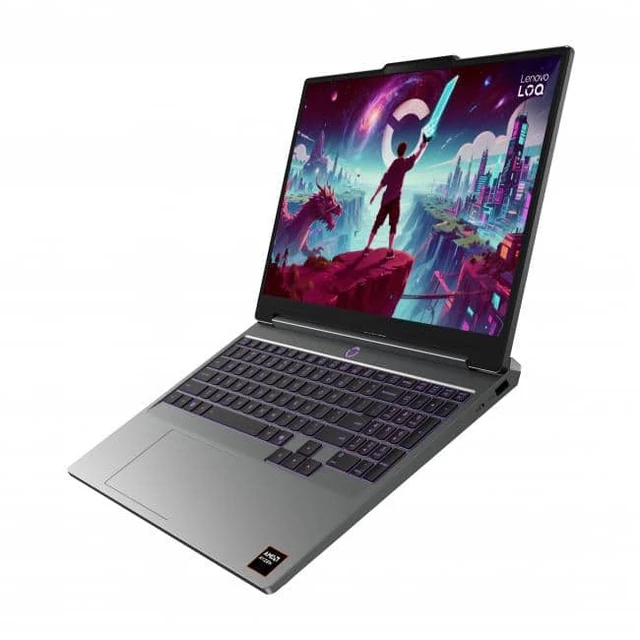 Alt view image 4 of 6 - Lenovo LOQ Gaming AI Laptop, 15.3" FHD+ 165Hz, AMD Ryzen 7 250, NVIDIA GeForce RTX 5060, 64GB DDR5 RAM, 1TB SSD, Wi-Fi 6, Windows 11 Home, RGB Backlit Keyboard, Grey