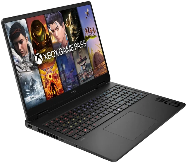 Alt view image 5 of 5 - HP HyperX Omen 16t-am200 Gaming Laptop, 16" WQXGA 240Hz, Intel Core Ultra 9 386H, NVIDIA GeForce RTX 5070, 16GB DDR5 RAM, 512GB SSD, Wi-Fi 7, Windows 11 Home, RGB Backlit Keyboard, Black