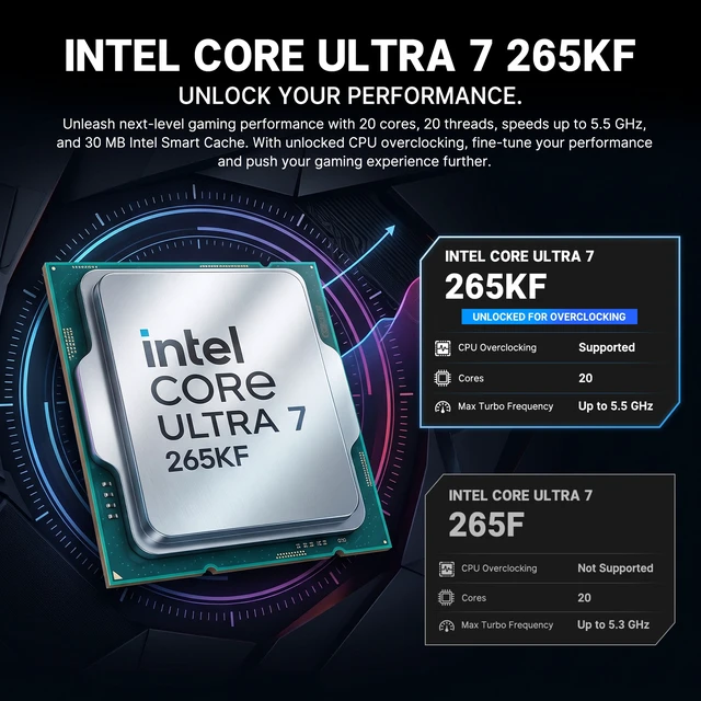 Alt view image 3 of 7 - ASUS ROG G700 90PF0561-M043V0 Gaming Tower Desktop, Intel Core Ultra 7 265KF, 16GB DDR5 UDIMM, 1TB PCIe M.2 SSD, Wi-Fi 6, Windows 11 Home, Wired Keyboard & Wired Mouse, HDMI, RJ45, Black