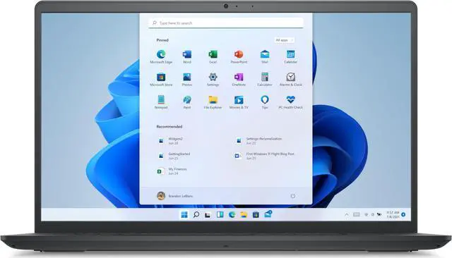 Alt view image 2 of 6 - 2021 Dell Inspiron 3511 15.6 FHD Screen Laptop, 11th Gen Intel Core i3-1115G4, 12GB DDR4 RAM, 1TB Hard Disk Drive, Wi-Fi, HDMI, Webcam, Bluetooth, Windows 11 Home, Black
