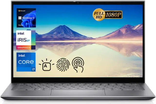 Alt view image 2 of 5 - Newest Dell Inspiron 5410 2-in-1 Laptop, 14" FHD Touchscreen, Intel Core i7-1195G7 Processor, 16GB RAM, 1TB PCIe SSD, Backlit KB, FP Reader, Webcam, Wi-Fi 6, HDMI, Win11 Home, Silver