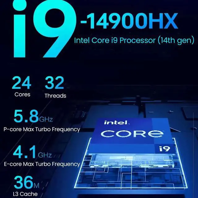 Alt view image 2 of 7 - Thunderobot ZERO 16 Gaming Laptop, 16" WQXGA 2560 * 1600 240hz 2.5K Display, 14th Intel Core i9-14900HX, GeForce RTX 4080, 32GB DDR5 RAM, 1TB SSD, RGB Backlit Keyboard, Wi-Fi 6, Windows 11 Home, Grey