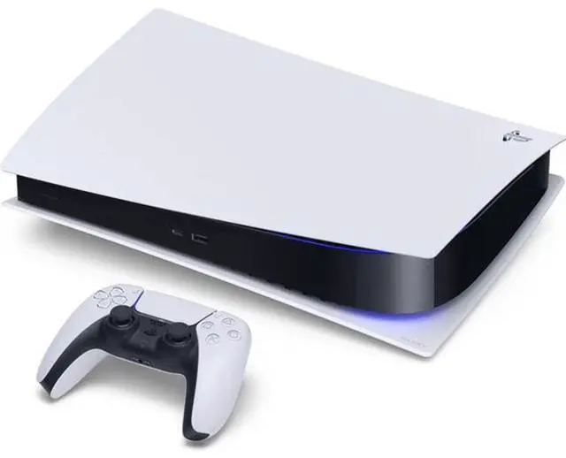 Alt view image 6 of 7 - Sony - Playstation 5 PS5 Console - Disc Version, slim edition, - Fortnite Cobalt Star Bundle