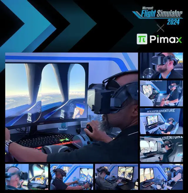 Alt view image 7 of 7 - Pimax Crystal Super PCVR Headset - 50 PPD, 3840x3840 per eye Ultra-clear Resolution, 127° HFOV, Lightweight, for Flight / Racing Sim & other VR Gamings, Subscription Required