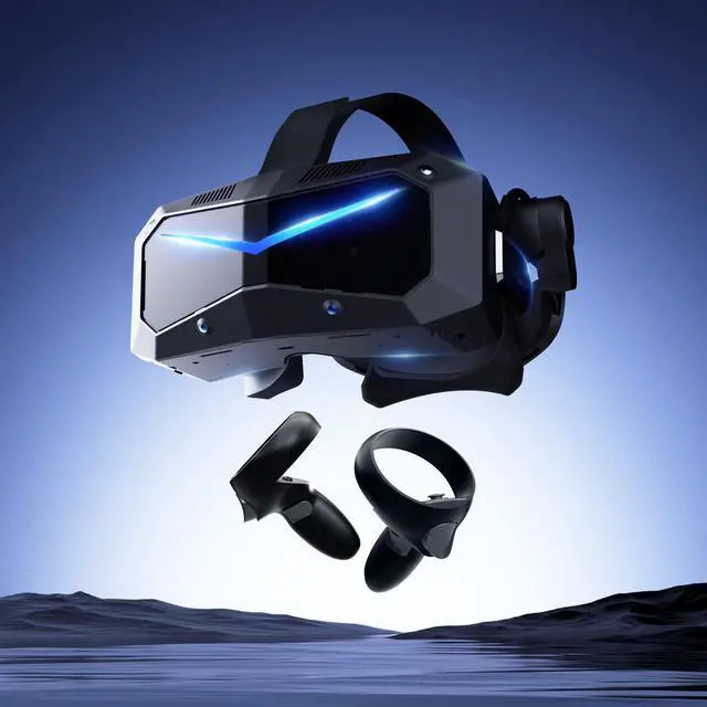 Alt view image 2 of 7 - Pimax Crystal Super PCVR Headset - 50 PPD, 3840x3840 per eye Ultra-clear Resolution, 127° HFOV, Lightweight, for Flight / Racing Sim & other VR Gamings, Subscription Required