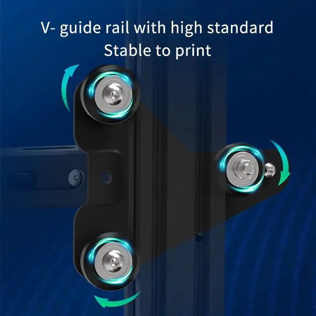Alt view image 5 of 7 - Ender-3 V2 CREALITY 3D Printer DIY Kit Silent TMC2208 Stepper Resume Power Failure Printer Upgraded Tempered Glass Impresora 3D