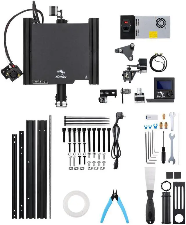 Alt view image 4 of 7 - Creality 3D Printer Ender-3 PRO/ Ende-3 V2 DIY KIT Integrated Structure Silent Mainboard Upgrade Resume Printing Impresora 3D