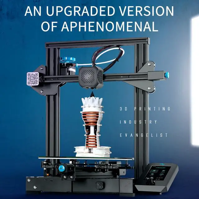 Alt view image 6 of 7 - Ender-3 V2 CREALITY 3D Printer DIY Kit Silent TMC2208 Stepper Resume Power Failure Printer Upgraded Tempered Glass Impresora 3D