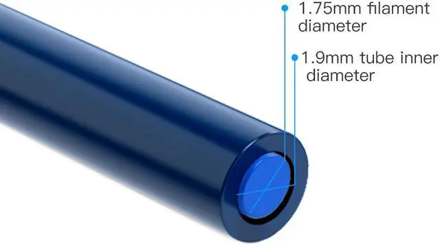 Alt view image 5 of 7 - Capricorn Bowden PTFE Tubing XS Series 1M/2M Ender-3 V2 1.75mm Filament New Tube for CREALITY 3D Ender Printer Parts