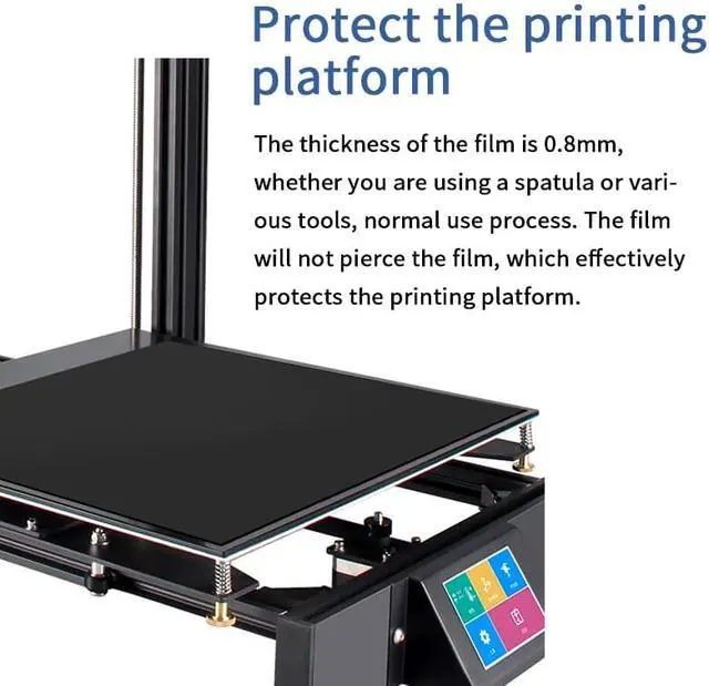 Alt view image 5 of 5 - 3D Printer Parts Magnetic Print Bed Tape 235*235mm Build Surface Flex Plate for Creality Ender 3/5 3D Printer Part