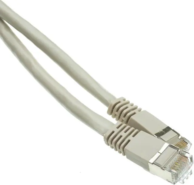 Alt view image 3 of 3 - Shielded Cat6a Ethernet Patch Cable, Snagless/Molded Boot, 500 MHz, 7 foot - Gray