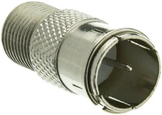 Alt view image 5 of 5 - Cable Wholesale F-Pin (coax) Quick Connect Female to Male Adaptor