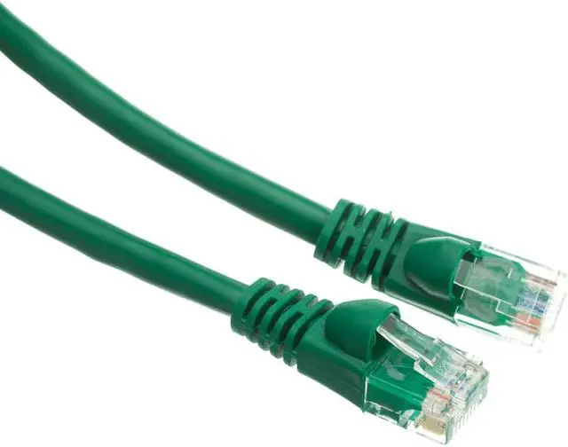 Alt view image 4 of 4 - Cable Wholesale Cat6a Ethernet Patch Cable Snag-less/Molded Boot 500 MHz 25 foot - Green