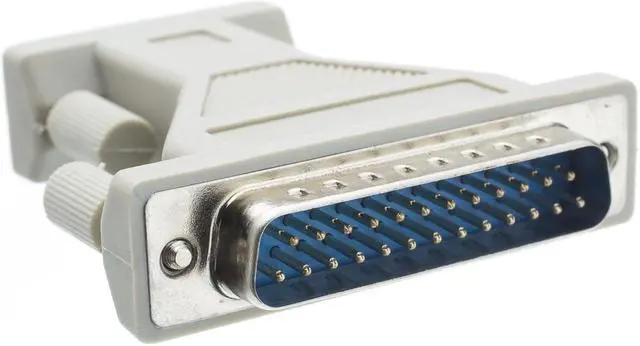 Alt view image 2 of 2 - DB9 Male / DB25 Male, AT Modem Adaptor, Molded