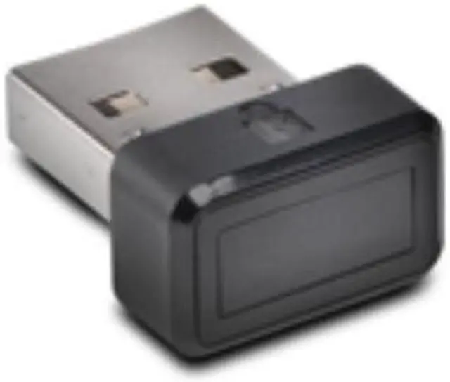 Alt view image 9 of 20 - Kensington K67977WW VeriMark Fingerprint Key for Windows 10 Hello and FIDO U2F Certified, Black