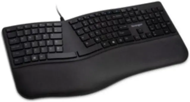 Alt view image 17 of 20 - Kensington Pro Fit K75400US Black USB Wired Ergonomic Keyboard