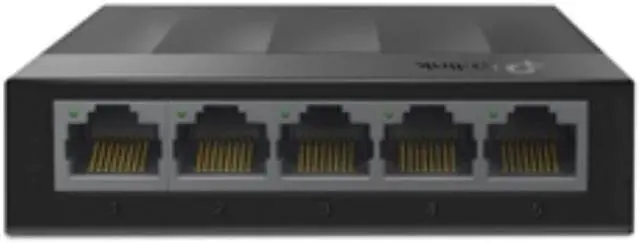 Alt view image 14 of 20 - TP-Link Litewave 5 Port Gigabit Ethernet Switch | Desktop Ethernet Splitter | Plastic Case | Unshielded Network Switch | Plug & Play | Fanless Quiet | Unmanaged (LS1005G)