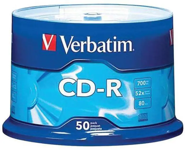 Alt view image 8 of 20 - Verbatim 700MB 52X CD-R 50 Packs Spindle Disc Model 94691  PROMO