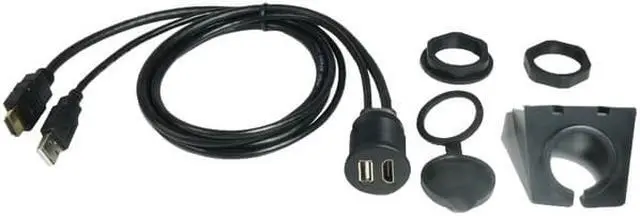 Alt view image 8 of 9 - PAC HDMI-USB-CBL 3FT DASHMNT HDMI/USB CBL