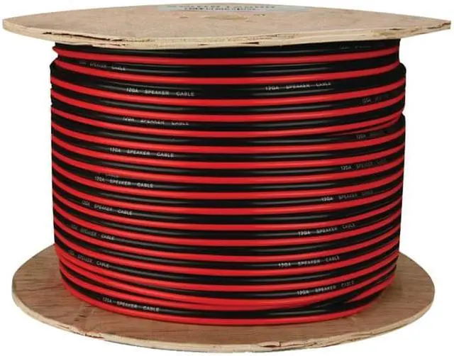 Alt view image 3 of 3 - Install Bay Swrb16-500 16-Gauge Red/Black Paired Primary Speaker Wire, 500-Ft Spool
