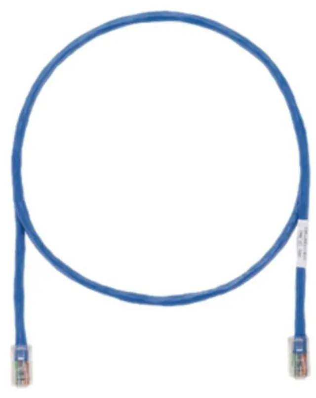 Alt view image 8 of 11 - Panduit UTPSP10BUY 10 ft. Cat 6 Blue Network Ethernet Cable
