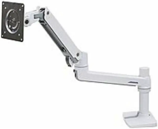 Alt view image 7 of 9 - Ergotron LX - Mounting kit (articulating arm, desk clamp mount, pole, extension bracket) for LCD display - aluminium, du
