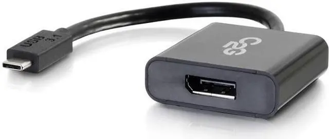 Alt view image 12 of 16 - C2g Usb C To Displayport Adapter Converter - Usb To Displayport Black Taa