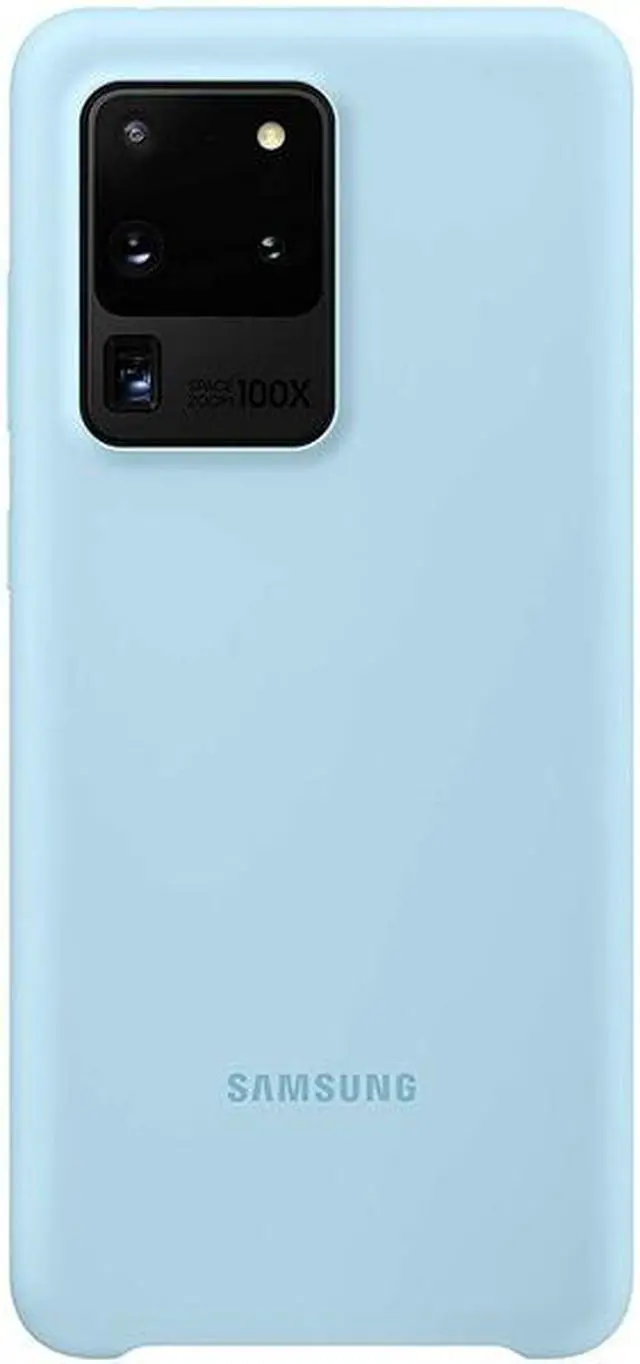 Alt view image 2 of 5 - Samsung Genuine Silicone Cover For Galaxy S20 Ultra Case Blue EF-PG988TLEGUS