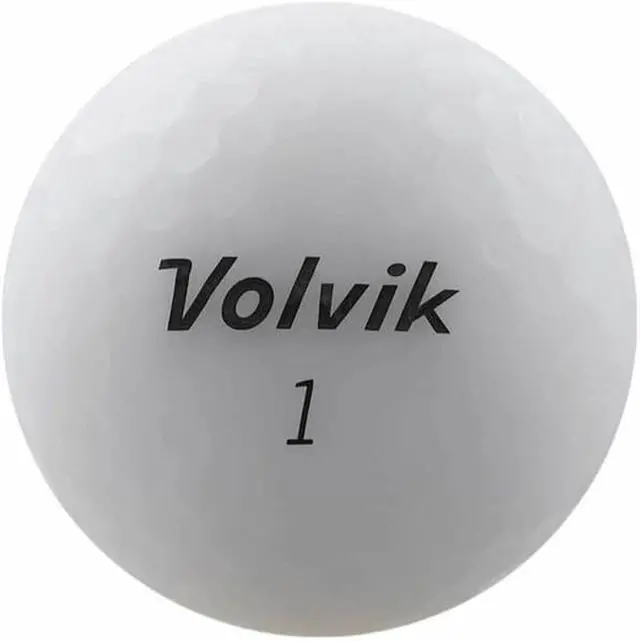 Alt view image 3 of 6 - Volvik 9533 Volvik 2020 Vivid 3 Pc Golf Balls Matte White