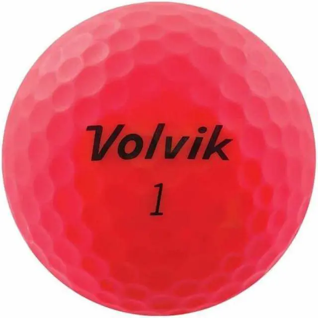 Alt view image 3 of 7 - Volvik 9530 Volvik 2020 Vivid 3 Pc Golf Balls Matte Pink