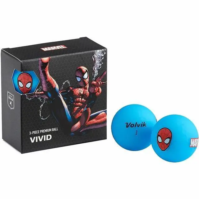 Alt view image 2 of 4 - Volvik 6209 Volvik Marvel Golf Balls 4pk-Spider Man