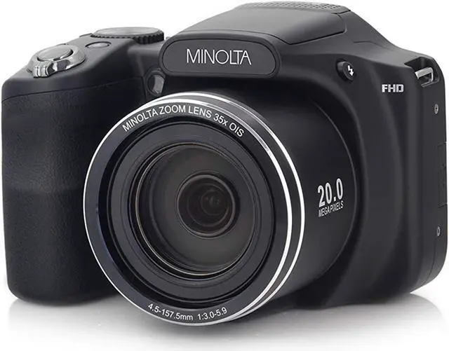 Alt view image 7 of 8 - Minolta MN35Z 1080p 35x Zoom Wi-Fi Digital Camera (Black)