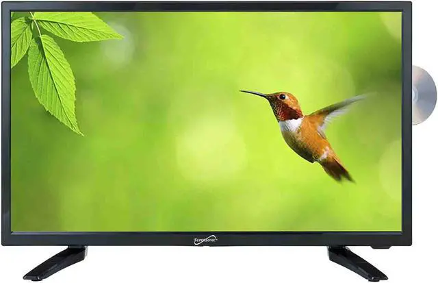 Alt view image 4 of 15 - Supersonic SC-1912 19" LED Widescreen HDTV w/ Built-In DVD Player