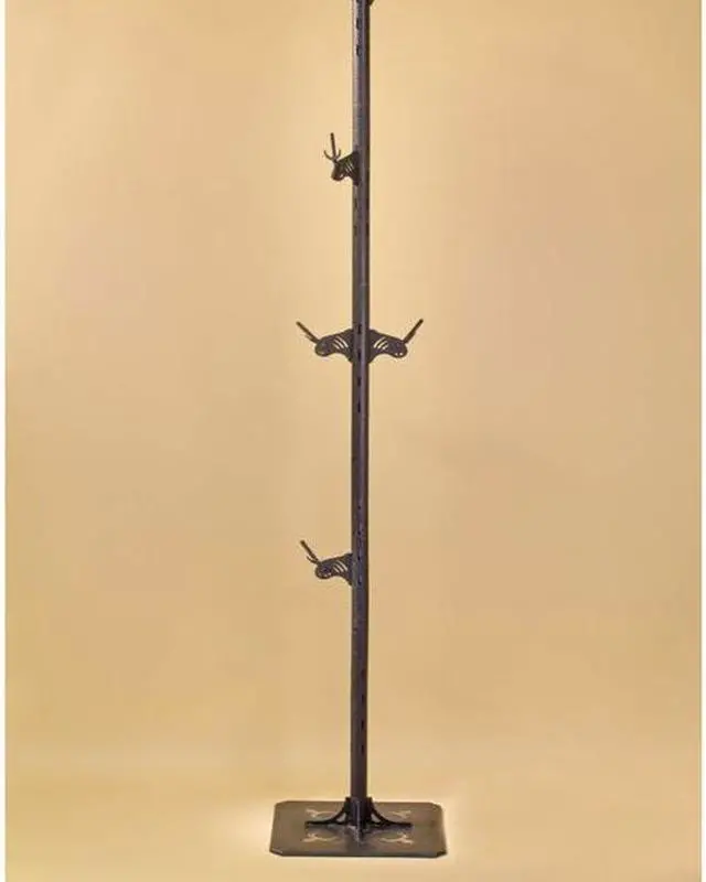 Alt view image 4 of 16 - Skull Hooker Skull Hooker Trophy Tree Floor Display 5 Brackets Black