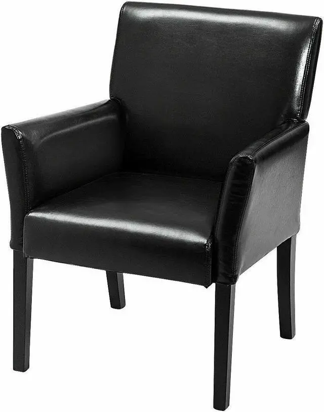 Alt view image 6 of 7 - Modern PU Leather Executive Arm Chair Sofa