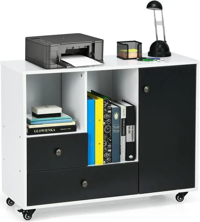 Alt view image 2 of 7 - Lateral Mobile Filing Cabinet with 2 Drawers